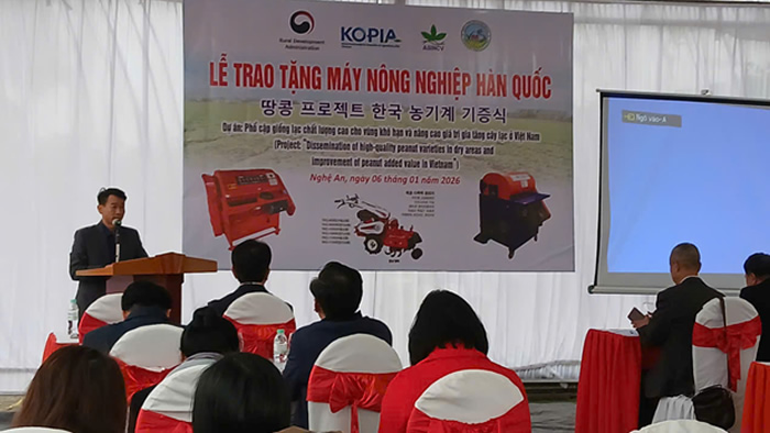 &Ocirc;ng Cho Myoung Rae, Gi&aacute;m đốc KOPIA Việt Nam &ndash; Ph&aacute;t biểu tại buổi lễ